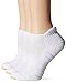 GOLDTOE Women's Aquafx Zone Liner Socks with Tab, 3-Pairs, White, Medium