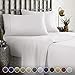 Danjor Linens 1800 Series Microfiber Sheet & Pillow Case Set(Queen, White)