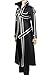 Ya-cos Halloween Costume Men's Kirito Anime Cosplay Battle Suit ,Black,Small
