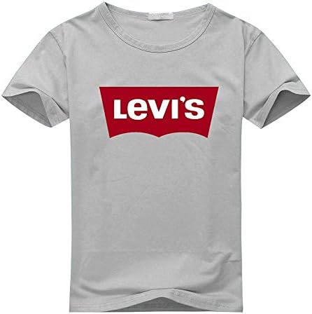 Levis Batwing For Men's Printed Short Sleeve Tee Tshirt Large Gray
