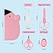 Baby Manicure Set with Baby Nail Clipper Nail Scissors Nail File Nasal Twee with Cute Bag Newborns Infant Toddlers 4 in 1 Nail kit for Baby Boys and Girls