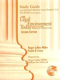 Study Guide with Quicken Business Law Partner 3.0 Cd-Rom to Accompany the Legal Environment Today : Business in Its Ethical, Regualtory and international, Miller, Toby and Cross, 053888536X