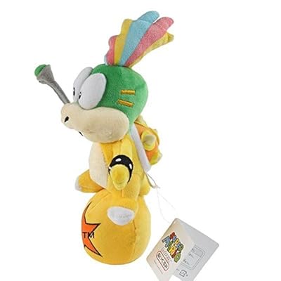 Shalleen 10" Super Mario Bros. 2 Lemmy Koopa Koopaling Plush Soft Toy Stuffed Animal New