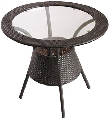 Hindoro Indoor/Outdoor Garden Coffee and Centre Table (21x21x22.5 Inches, Brown)