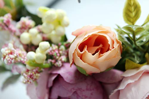 image for Women Floral Crown Boho Flower Headband Hair Wreath Floral Headpiece H