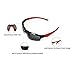 [Gift Idea] L.V.X.ING LVX543 Fashion Polarized Iridium Unbreakable Lightweight Tr90 Frame Sports Men and Women Sunglasses For Fishing Running Cycling Red/Black