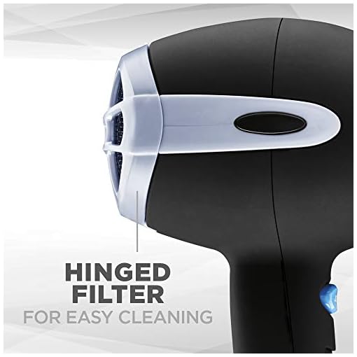 Conair 1875 Watt Ionic Ceramic Hair Dryer, Black - Image 10