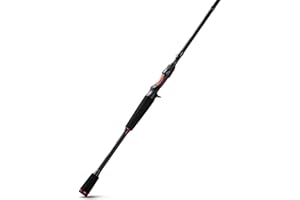 Piscifun Torrent Fishing Rod, IM6 Carbon Baitcaster Rod & Spinning Rod, High Sensitive Lightweight Casting Rod & Spinning Fishing Rod, Zirconium Oxide Rings, 2 Pieces Baitcast Rod & Spin Rod