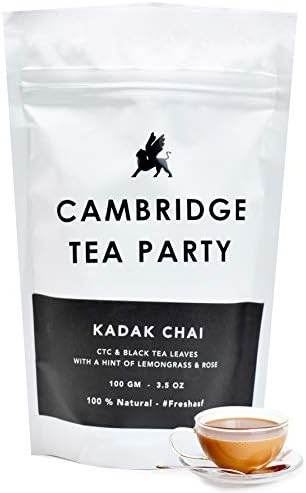 Cambridge Tea Party Kadak Chai Black Tea, 100g Pack of 3