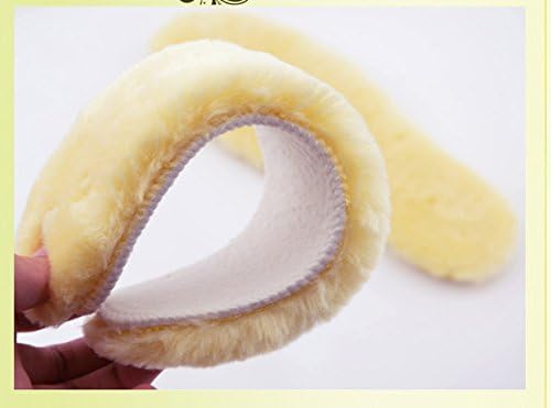 Kittymouse 2 Pairs Unisex Adults 2cm Thick Winter Warm Faux Wool Shoes Insoles (23.5CM US6.5 CN37)