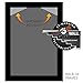 Gallery Solutions 12FW1667 Picture Frame, 8 inches x 10 inches, Black/Black