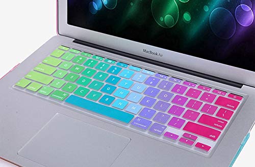 KEC Keyboard Cover Skin for MacBook Air 13", Old Pro 13", 15", 17" (w/or w/Out Retina Display, -2015) and iMac (Colorful Space)