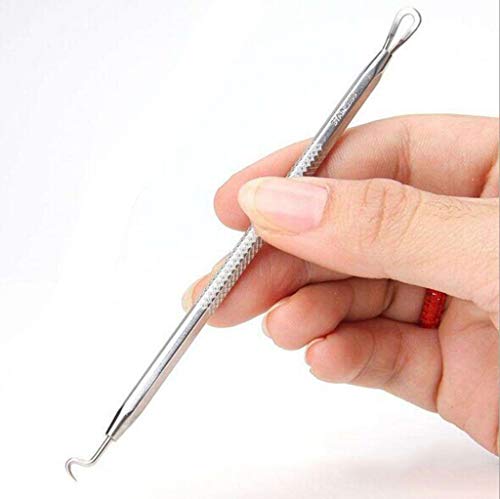 Potelin Premium Quality 5pcs Acne Blackhead Remover Picker Comedone Pimple Blemish Extractor Needle Awl - Thumbnail 2
