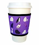Joe Jacket Neoprene Drink Insulator, Coffee Sleeve, Cup Grip, Cats (many colors avail.)