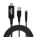 Smilerplus HDMI Cable Adapter 1080P HDTV Digital AV Adapter Cable Compatible Smartphone Projector