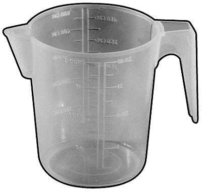 16 oz. Plastic Graduated Measure Pitcher - Graduated Measure Pitcher, Sklar