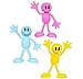 Rhode Island Novelty Bendable Smile Figures 1 Dozen