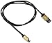Monster Mobile® High Performance Data USB Black/Gold: Type-A 2.0 to Micro USB-B Cable- 3 Feet for Smartphones