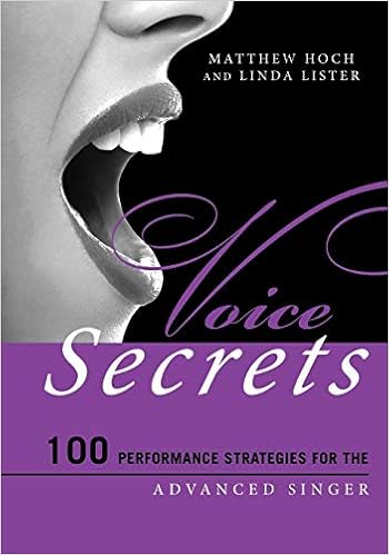 Voice Secrets 100 Performance Strategies For The Advanced Singer Music Secrets For The Advanced Musician Hoch Matthew Lister Linda Cabell Nicole 9781442250253 Amazon Com Books
