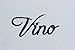 Vino Word Metal Wall Art Kitchen Home Decor