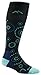 Darn Tough Vermont Women's Merino Wool Over The Calf Ultra Light Socks, Starry Night Black, Medium