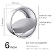 Bakerdream Anodized Aluminum Round Cheesecake Pan with Removable Bottom Push Pan Bakeware Round Cake Pan Chiffon Cake Mold (6 inch)