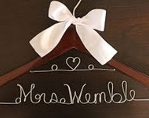Personalized Wedding Hanger , Bridesmaid Hanger, Bridal Hanger, personalized wedding