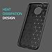 Motorola Moto G5S Plus Case, MoKo Flexible TPU Bumper Slim Fit Case Carbon Fiber Design Lightweight Shockproof Back Cover for Moto G5S+ 5.5inch (2017), BLACK