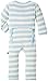 KicKee Pants Little Boys Essentials Print Coverall- Pond Stripe, 3-6 Months