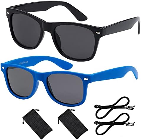 HommyFine Kids Polarized Sunglasses for girls boys Pack