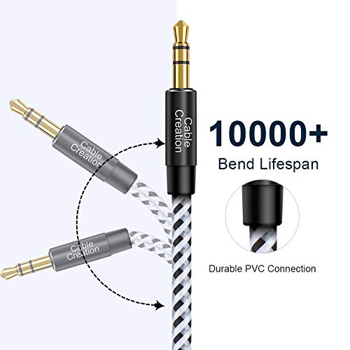 3 CableCreation+Auxiliary+Compatible+Headphones+iPhones