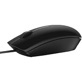 Dell Wired Mouse MS116, Black