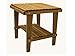 Cedar Side Table with Shelf & Stained Finish, Amish Crafted