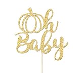 GmakCeder Pumpkin Oh Baby Cake Topper for Fall Baby Shower Autumn