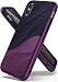 Ringke Wave Designed for iPhone Xs Case, iPhone X Case, Dual Layer Heavy Duty 3D Textured Cover for iPhone Xs (5.8") (2018) - Metallic Purple
