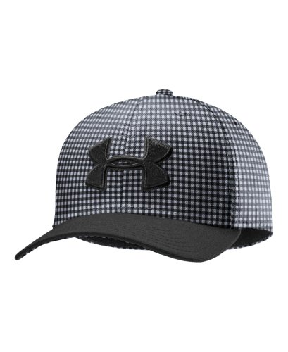 plaid under armour hat