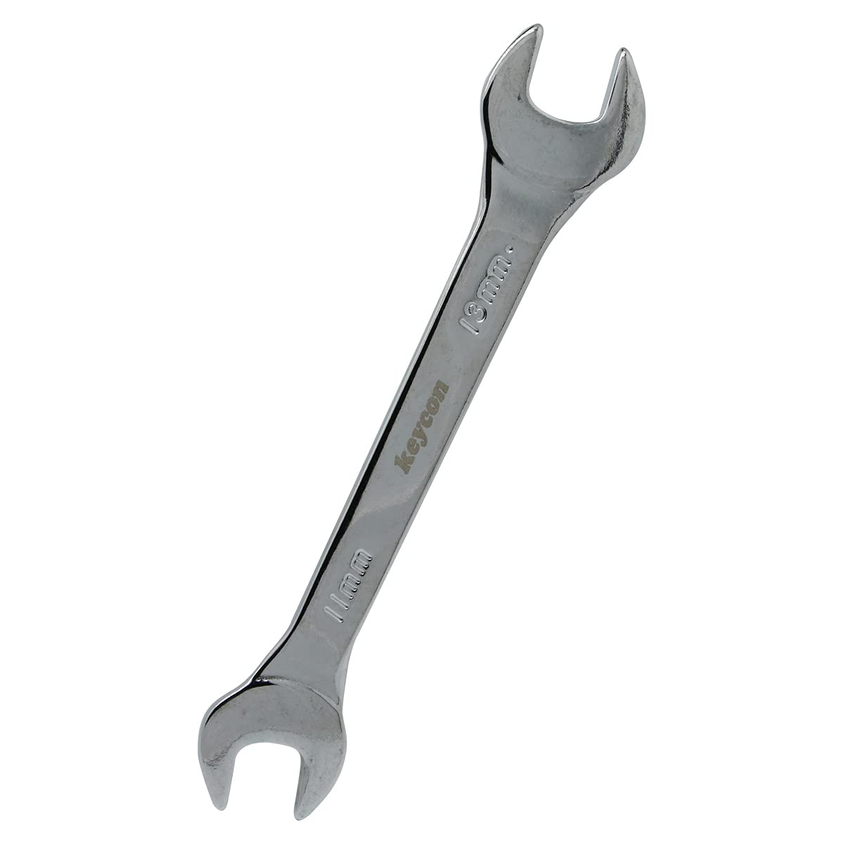 ExcInter Open Ended Spanner,11mm & 13mm Double End Silver Wrench 3mm Ultra Thin Repairing Tool for Use Under Narrow Space Conditions(1 PCS) — image 1