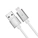 DAEON(TM) Magnetic 6.6ft. 8pin iPhone Lightning USB Charging and Data Transmission Cable, Cord with High Speed Data Transfer for All Lightning Devices (White)