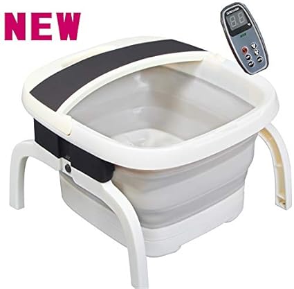 Amazon 業界初 折りたたみホットバブルフットバスdx 水温リモコン