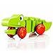 cossy Wooden Pull Toys for 1 Year Old, Alligator Push Toy for Toddler Toys