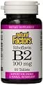 Natural Factors Vitamin B2 Riboflavin 100mg Tablets, 90-Count