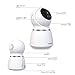 AKASO WiFi Camera, 1080P HD IP Wireless Security Camera with Auto Motion Tracking, Panoramic Navigation,3D Positioning, Pan/Tilt Remote Control, Motion Detect, Two-Way Audio, Card/Cloud Storage (P50)