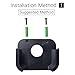 homEdge Apple TV Mount, Wall Mount Bracket Holder Compatible with Apple TV 4th and 4K with Silicone Siri Remote Control Protection Case