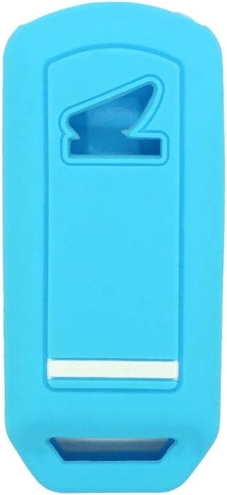 BROVACS Silicone Cover Protector Case Holder Skin Jacket Compatible with HONDA 2 Button Remote Key Fob CV2213 Light Blue - Image 3
