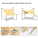 Sun Shade Sail with Stainless Steel Hardware Kit, Ohuhu 8' X 10' HDPE Rectangle Shade Sails Canopy Uv Block Cover Awning, Sun Shade for Patios Deck Lawn Backyard Garden Outdoor Activities Facility