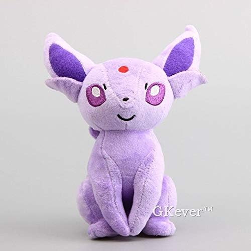 PKRISD Anime Cartoon 9 Styles Sitting Espeon Leafeon Glaceon Plush Toy Dolls Stuffed Animals 8" 20 cm Boy Must Haves Gift Basket Boys Favourite Characters Superhero Classroom 3 Movie Collection
