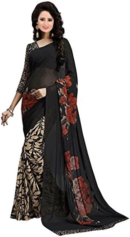 Shonaya Party Wear Women`S Georgette Printed Saree Sari