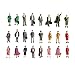 24pcs Painted Train Model Standing Posture People Figures Scale 1:87