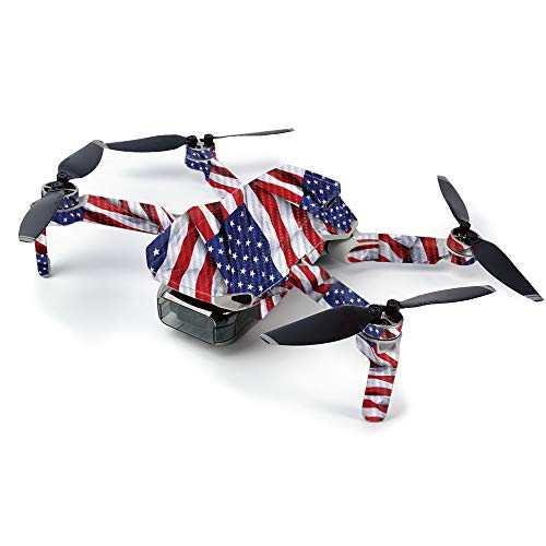 MightySkins Carbon Fiber Skin for DJI Mavic Mini Portable Drone Quadcopter Carb…