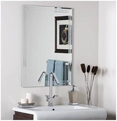 Andaya Frameless Bathroom Wall Mirror